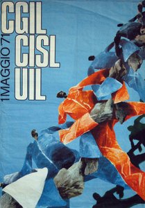 Italiaanse poster voor 1 mei